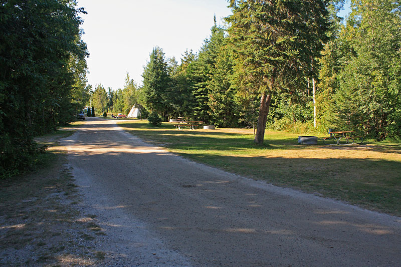 the campground at cheboygan state park